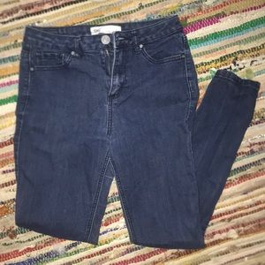 Dark blue  high rise skinny jeans